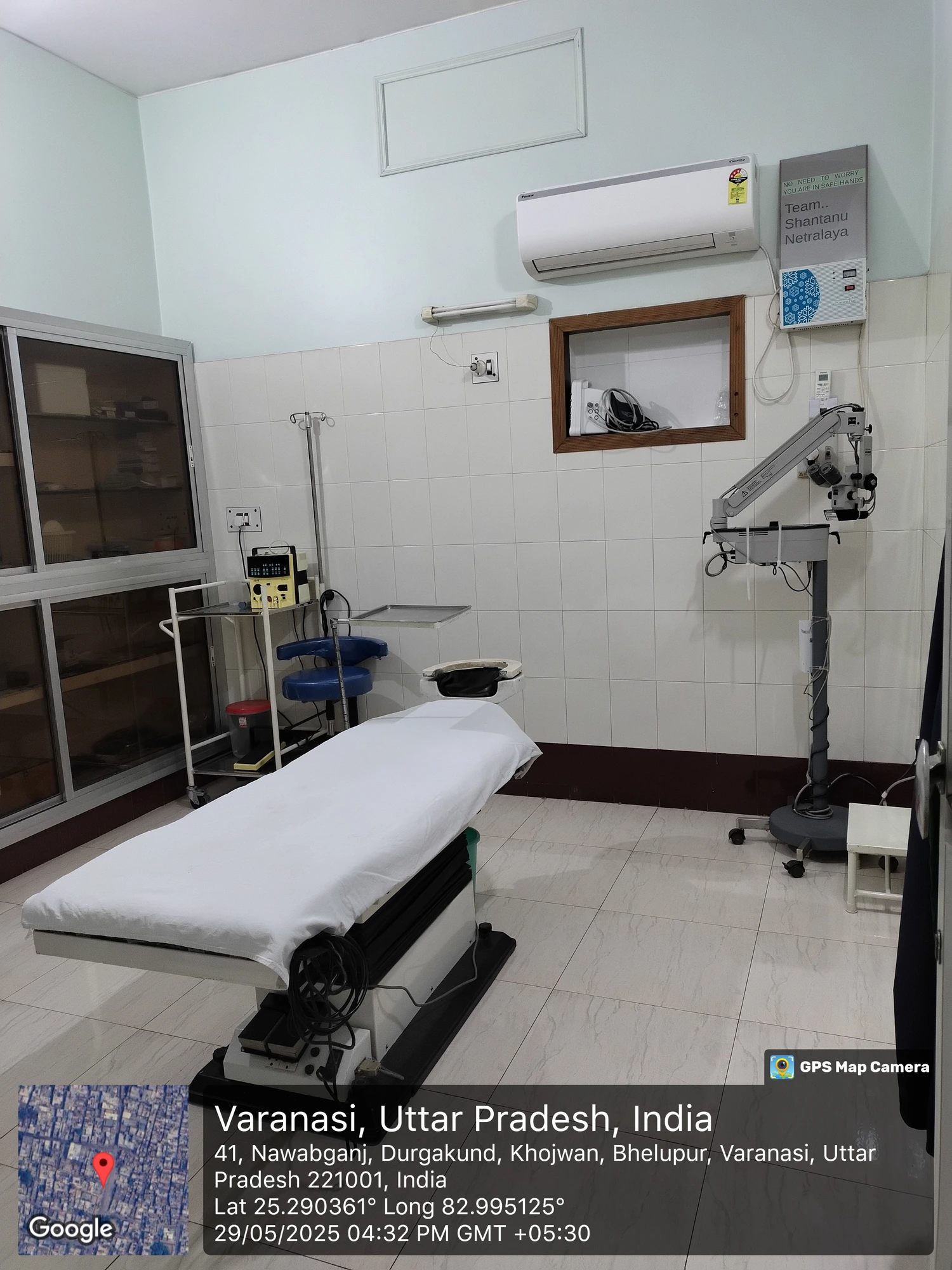 Operating theatre at Shantanu Netralaya